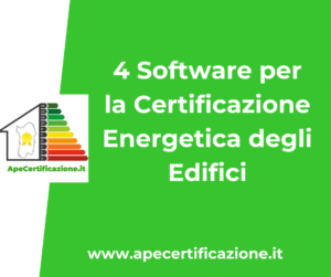 4 software per la certificazione energetica degli edifici